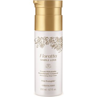 Creme Hidratante Desodorante Corporal Floratta Simple Love 200ml