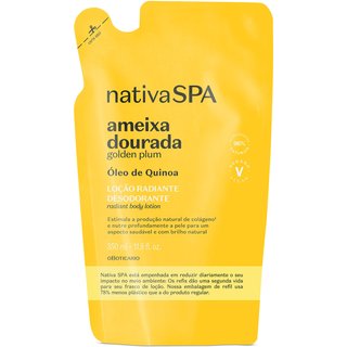 Refil Loção Radiante Desodorante Corporal Nativa Spa Ameixa Dourada 350ml
