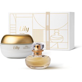 Kit Lily: Eau De Parfum 30ml + Creme Acetinado Desodorante Corporal 250g