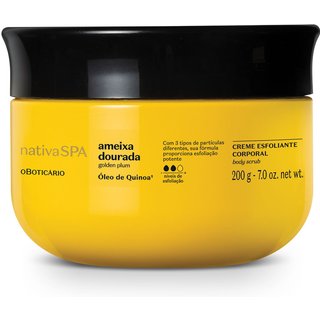 Creme Esfoliante Corporal Nativa Spa Ameixa Dourada 200g