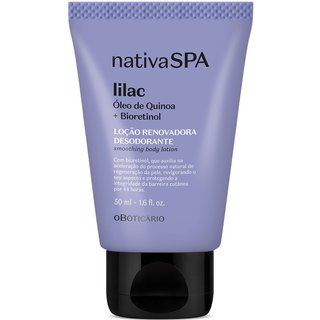 Loção Renovadora Desodorante Hidratante Corporal Nativa Spa Lilac 50ml