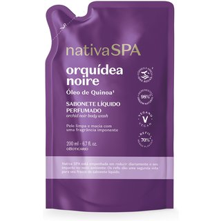 Refil Sabonete Líquido Perfumado Nativa Spa Orquídea Noire 200ml