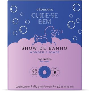 Sabonete em Barra Cuide-se Bem Show de Banho 4x80g