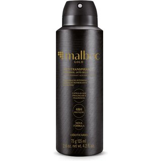 Desodorante Antitranspirante Aerossol Malbec Gold 75g/125ml