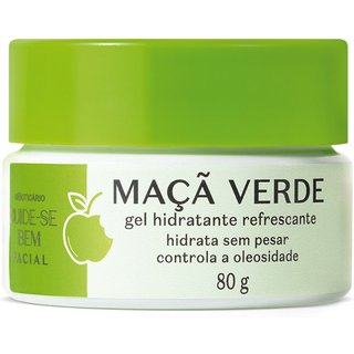 Gel Hidratante Refrescante Facial Cuide-se Bem Feira Maçã Verde 80g