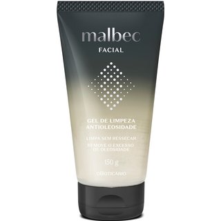 Gel de Limpeza Antioleosidade Malbec Facial 150g