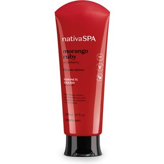Sabonete Líquido Corporal Nativa SPA Morango Ruby 200ml
