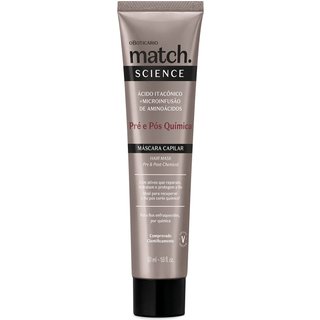 Máscara Capilar Match Science Pré e Pós-Química 50ml