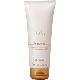 Geléia Iluminadora Desodorante Hidratante Corporal Lily 75g