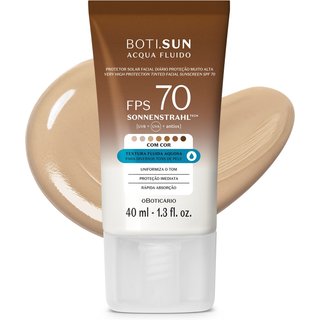 Protetor Solar Facial Com Cor FPS70 Boti.Sun 2.0 40ml