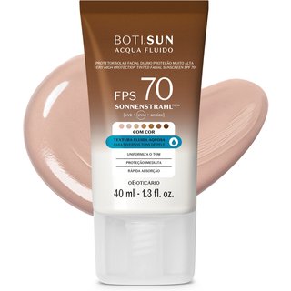 Protetor Solar Facial Com Cor FPS70 Boti.Sun 1.0 40ml