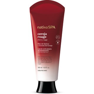 Loção Aveludada Desodorante Corporal Nativa Spa Cereja Rouge 180ml