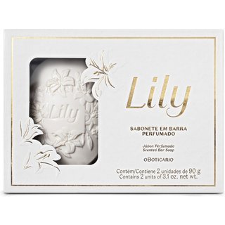 Sabonete Em Barra Perfumado Lily 2x90g