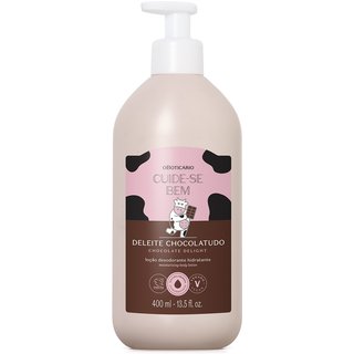 Loção Desodorante Hidratante Corporal Cuide-se Bem Deleite Chocolatudo 400ml
