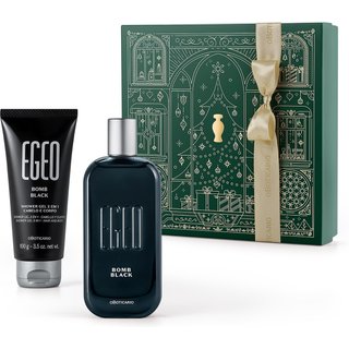 Kit Presente Natal Egeo Bomb Black (2 itens)