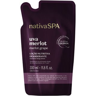 Refil Loção Nutritiva Desodorante Nativa Spa Uva Merlot 350ml