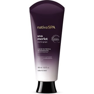 Loção Nutritiva Desodorante Nativa Spa Uva Merlot 180ml