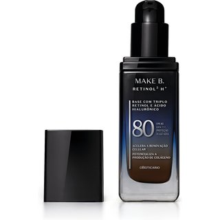 Base Líquida FPS80 Make B. Retinol³ H+ Cor 340Q 26g