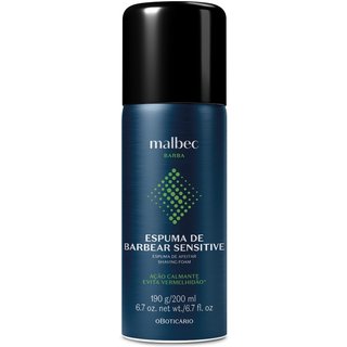 Espuma de Barbear Sensitive Malbec Barba 200ml
