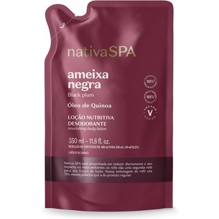Refil Loção Desodorante Hidratante Corporal Nativa SPA Ameixa Negra 350ml
