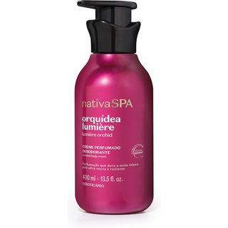Creme Perfumado Desodorante Nativa SPA Orquídea Lumière 400ml