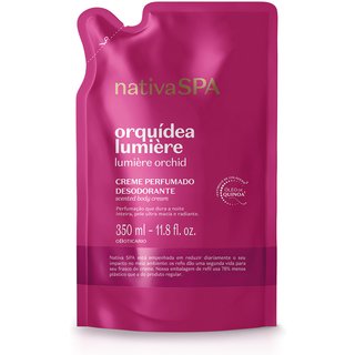 Refil Creme Perfumado Desodorante Nativa SPA Orquídea Lumière 350ml