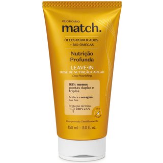 Leave-In Dose de Nutrição Capilar Match Nutrição Profunda 150ml