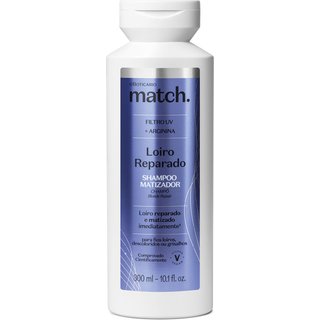 Shampoo Matizador Match Loiro Reparado 300ml