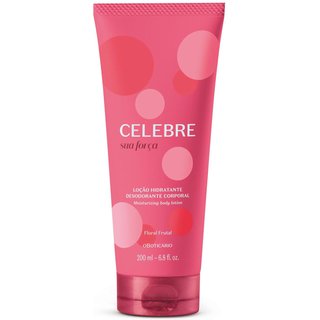 Loção Hidratante Desodorante Corporal Feminina Celebre Sua Força 200ml