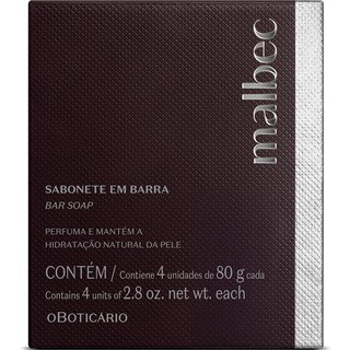 Sabonete em Barra Malbec 4x80g