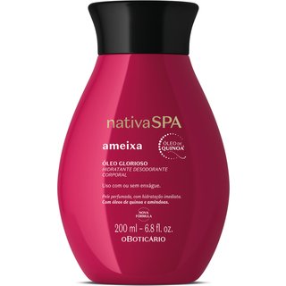 Óleo Glorioso Hidratante Desodorante Corporal Nativa Spa Ameixa 200ml