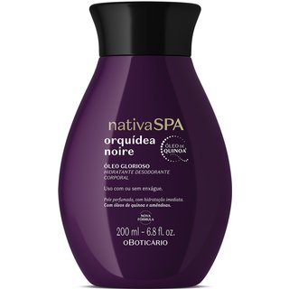 Óleo Glorioso Hidratante Desodorante Corporal Nativa Spa Orquídea Noire 200ml