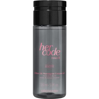 Óleo De Massagem Corporal Her Code Touch 150ml