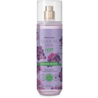Body Splash Desodorante Colônia Cuide-se Bem Feira Cachos de Uva 200ml
