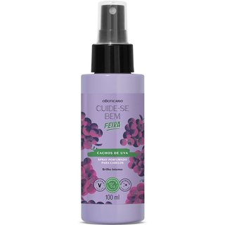Spray Perfumado Para Cabelos Cuide-se Bem Feira Cachos de Uva 100ml