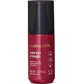 Mini Body Splash Desodorante Colônia Nativa Spa Cereja Rouge 60ml