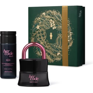 Kit Presente Natal Her Code Touch (2 itens)