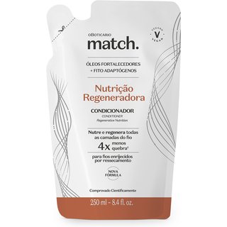 Refil Condicionador Match Nutrição Regeneradora 250ml