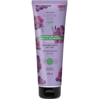 Máscara Capilar Cuide-se Bem Feira Cachos de Uva 250ml