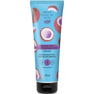 Máscara Capilar Cuide-se Bem Feira Óleo de Coco 250ml