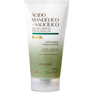 Gel de Limpeza Facial Micelar Ácido Mandélico + Salicílico Botik 150g