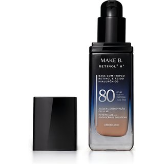 Base Líquida FPS80 Make B. Retinol³ H+ Cor 140Q 26g