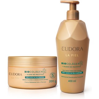 Combo La Piel Algas do Pacífico: Hidratante Corporal 400ml + Creme Colo e Pescoço 200g