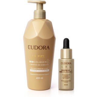 Combo La Piel: Hidratante Corporal Cristais do Himalaia 400ml + Sérum Corporal Booster de Biocolágeno 25ml
