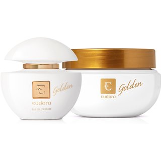 Combo Eudora Golden: Eau de Parfum 75ml + Creme Acetinado Corporal 250g