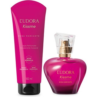 Combo Kiss Me Rosa Marcante: Desodorante Colônia 50ml + Loção corporal 100ml