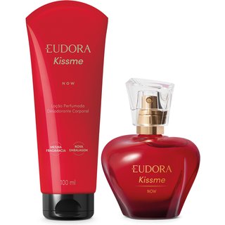 Combo Kiss Me Now: Desodorante Colônia 50ml + Loção Perfumada Corporal 100ml