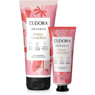 Combo Instance Frutas Vermelhas: Loção Corporal 180ml + Creme de Mãos 30g