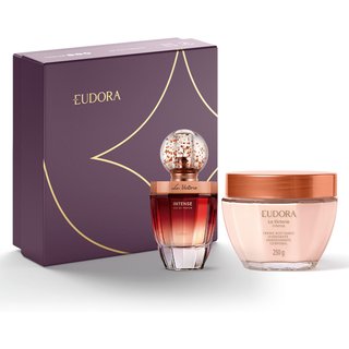 Combo La Victorie Intense: Eau de Parfum 75ml + Creme Acetinado 250g + Caixa Presenteável P