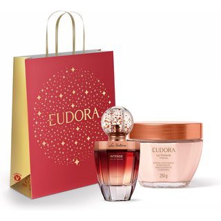 Combo Presente La Victorie Intense: Eau de Parfum 75ml + Creme Acetinado 250g + Sacola M